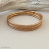 tolles Wickelarmband Nappaleder in rosegold