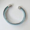 das Lederarmband Nappa hellblau