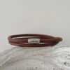 das Wickelarmband aus Nappaleder für Herren in braun